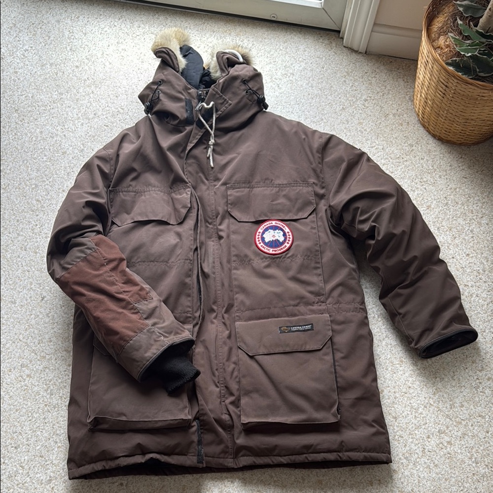 Canada Goose Brown Puffer Jacket